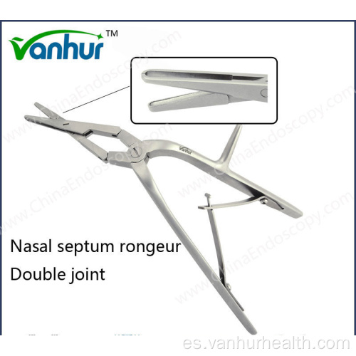 Instrumentos de sinuscopia EN T Rongeur de tabique nasal